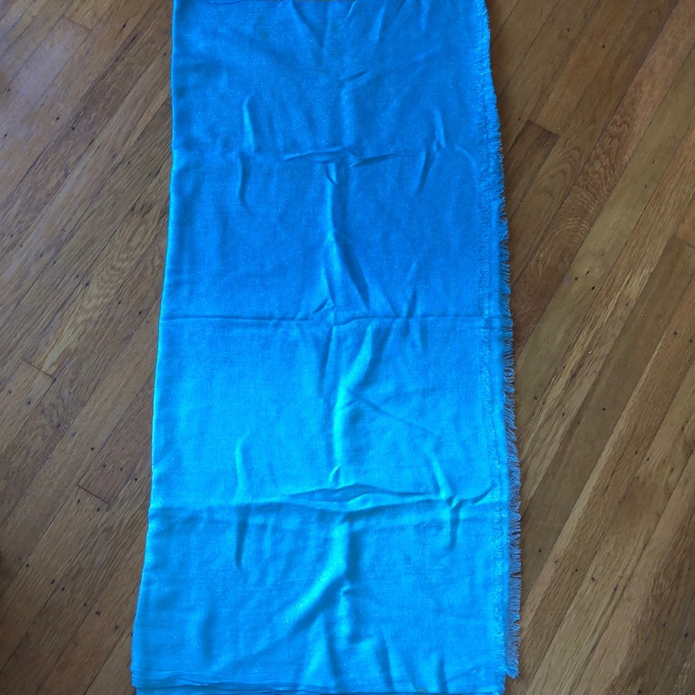 Light Blue frosted Gradient Scarf